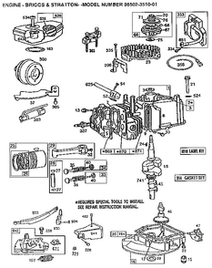Part Location Diagram of 94102 Briggs and Stratton DISCONTINUED
